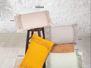 Μαξιλάρι διακοσμητικό 30Χ50cm Σχ. Salma 100% cotton