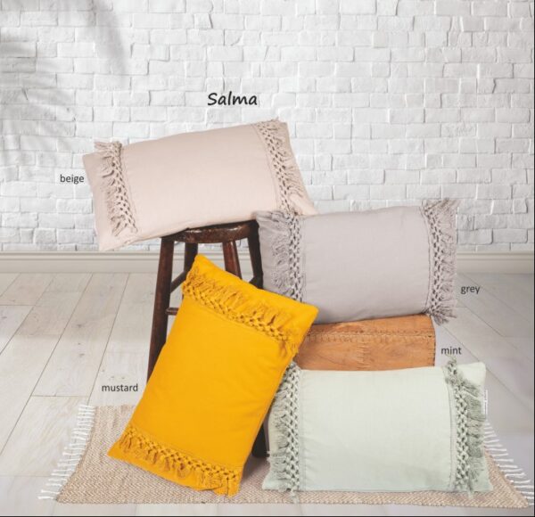Μαξιλάρι διακοσμητικό 30Χ50cm Σχ. Salma 100% cotton