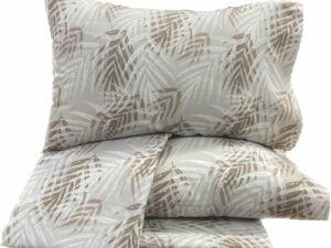 Σετ Σεντόνια Linea Home Μονό σχ.Palm μπέζ