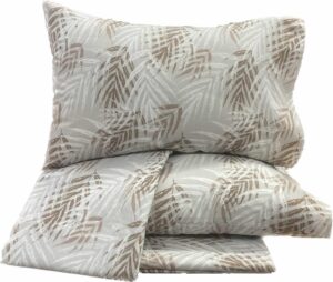 Σετ Σεντόνια Linea Home Μονό σχ.Palm μπέζ