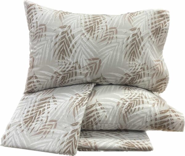 Σετ Σεντόνια Linea Home Μονό σχ.Palm μπέζ