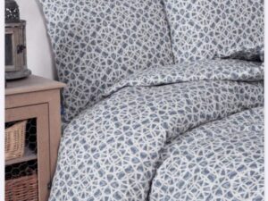 Σετ Σεντόνια Linea Home King Size σχ.Prism γκρί