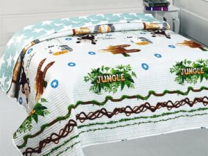 Κουβερλί παιδικό μονό 160x220 Jungle
