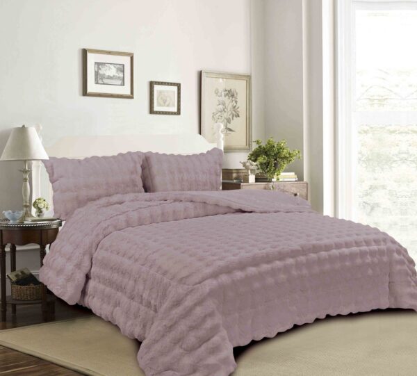Γούνινο Κουβερτοπάπλωμα King Size Fur Quilts Σάπιο Μήλο