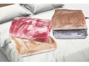 Κουβέρτα μονόχρωμη Σχ.Velvet 550 grm/m2