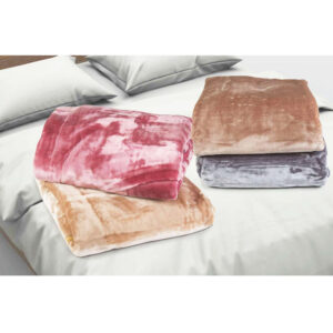 Κουβέρτα μονόχρωμη Σχ.Velvet 550 grm/m2
