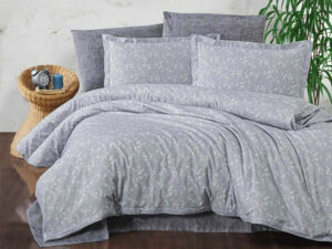 Σετ Σεντόνια Linea Home Διπλό σχ. Annabelle γκρί 200 x 240