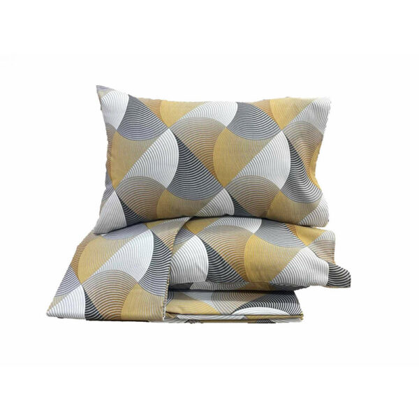 Σετ Σεντόνια Linea Home Διπλό σχ. Candle Gold 200 x 240