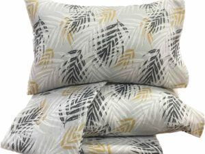 Σετ Σεντόνια Linea Home Διπλό σχ. Palm Gold 200 x 240