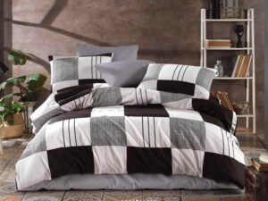 Σετ Σεντόνια Linea Home Διπλό σχ. Chess 200 x 240