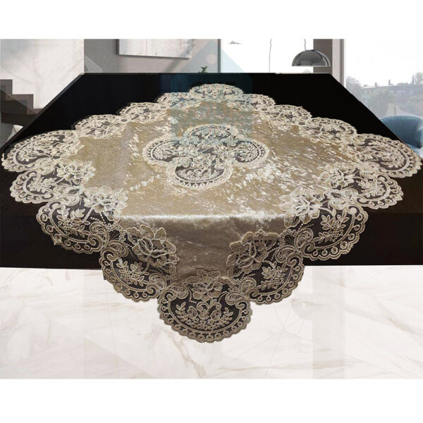 Βελούδο Τραπεζοκαρέ 30500-Μπέζ  140x140