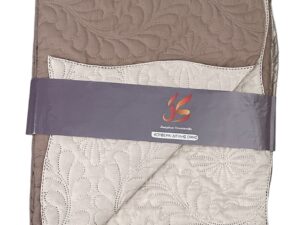 Καλοκαιρινό Κουβερλί Διπλής Όψης 100% microfiber 160x220 Μόκα/Κρέμ