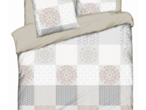 Κουβερλί βαμβακερό εμπριμέ Σχ. Patchwork 220x230