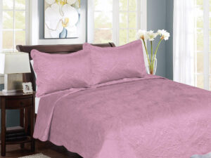 Σετ μονό κουβερλί Giorgio Super Soft βελουτέ 160x220  σάπιο μήλο