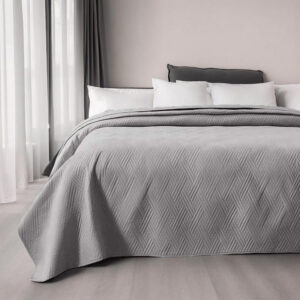 Καλοκαιρινό Κουβερλί 100% microfiber Mercer 160x220 Γκρί