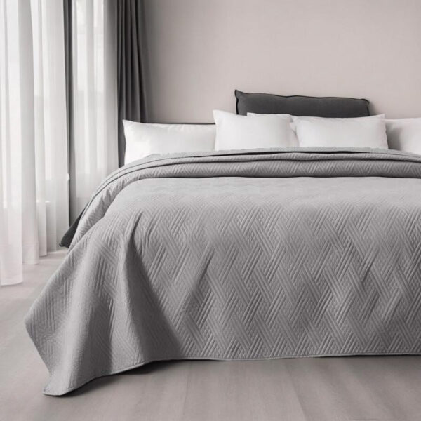 Καλοκαιρινό Κουβερλί 100% microfiber Mercer 220x240 Γκρί