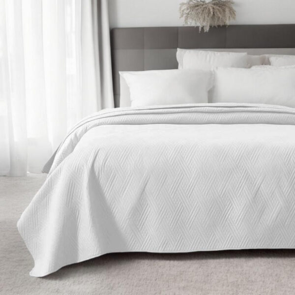 Καλοκαιρινό Κουβερλί 100% microfiber Mercer 220x240 Λευκό