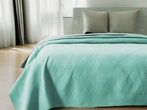 Καλοκαιρινό Κουβερλί 100% microfiber Mercer 160x220 Μέντα