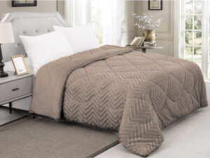 Κουβερτοπάπλωμα γούνινο Arrow  μόκα Linea Home