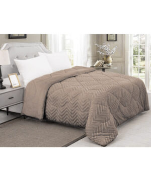 Κουβερτοπάπλωμα γούνινο Arrow  μόκα Linea Home