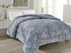 Ισοθερμικό Κουβερτοπάπλωμα flannel Giorgio No.70-2  Grey