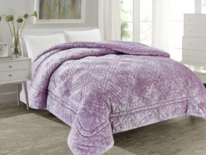 Ισοθερμικό Κουβερτοπάπλωμα flannel Giorgio No.70-2  Λιλά