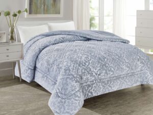 Ισοθερμικό Κουβερτοπάπλωμα flannel Giorgio No.70-2  Light Grey