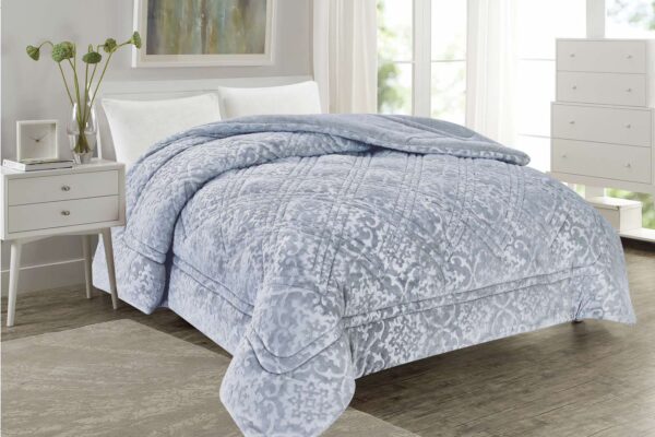 Ισοθερμικό Κουβερτοπάπλωμα flannel Giorgio No.70-2  Light Grey