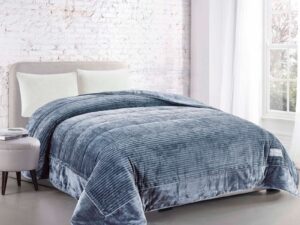 Ισοθερμικό Κουβερτοπάπλωμα flannel Giorgio No.1  Grey