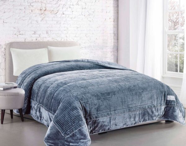 Ισοθερμικό Κουβερτοπάπλωμα flannel Giorgio No.1  Grey