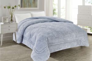 Ισοθερμικό Κουβερτοπάπλωμα flannel Giorgio No.70-3 Light Grey