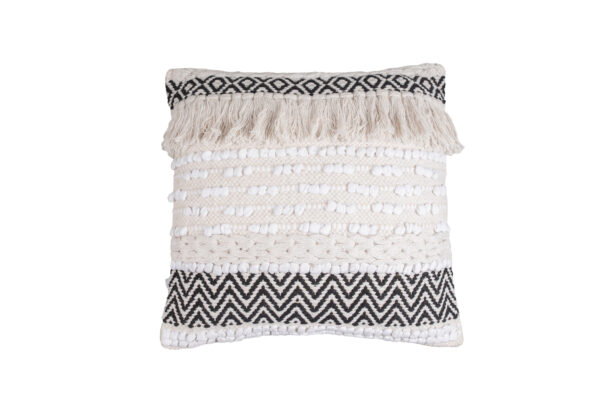 Μαξιλάρι διακοσμητικό Σχ.Aziza 100% cotton με φερμουάρ και γέμιση