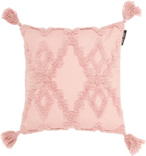 Μαξιλάρι διακοσμητικό 40Χ40cm Σχ. Abia 100% cotton Αμέθυστος
