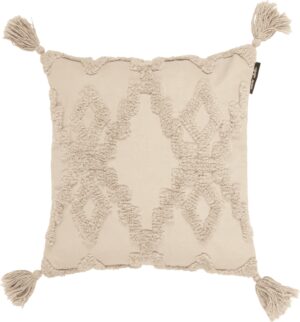 Μαξιλάρι διακοσμητικό 40Χ40cm Σχ. Abia 100% cotton Εκρού