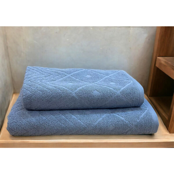 Πετσέτα ζακάρ πενιέ  550 γρ/μ² Linea Home 80x150 Γκρί