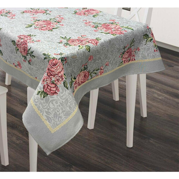Τραπεζομάντηλο Δαμάσκο Ισπανίας 140x140 Rose Secret