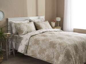 Σεντόνι King Size Salonica σχ Δαντέλα (μπέζ) 240 x 260