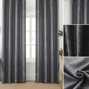 Έτοιμη ραμμένη κουρτίνα με τρέσα (2.80x2.80)- Τραπαρια T63