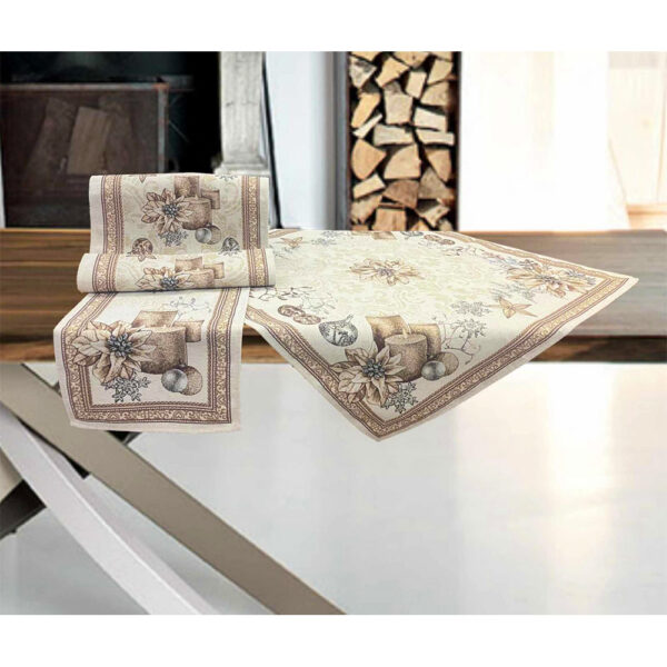 Χριστουγεννιάτικο Σετ 2 Τεμαχίων Candle Gold-Linea Home